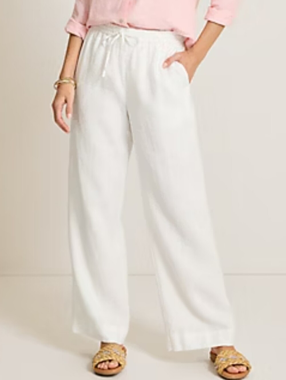 Tommy Bahama Two Palms White Linen Pants Sz 6